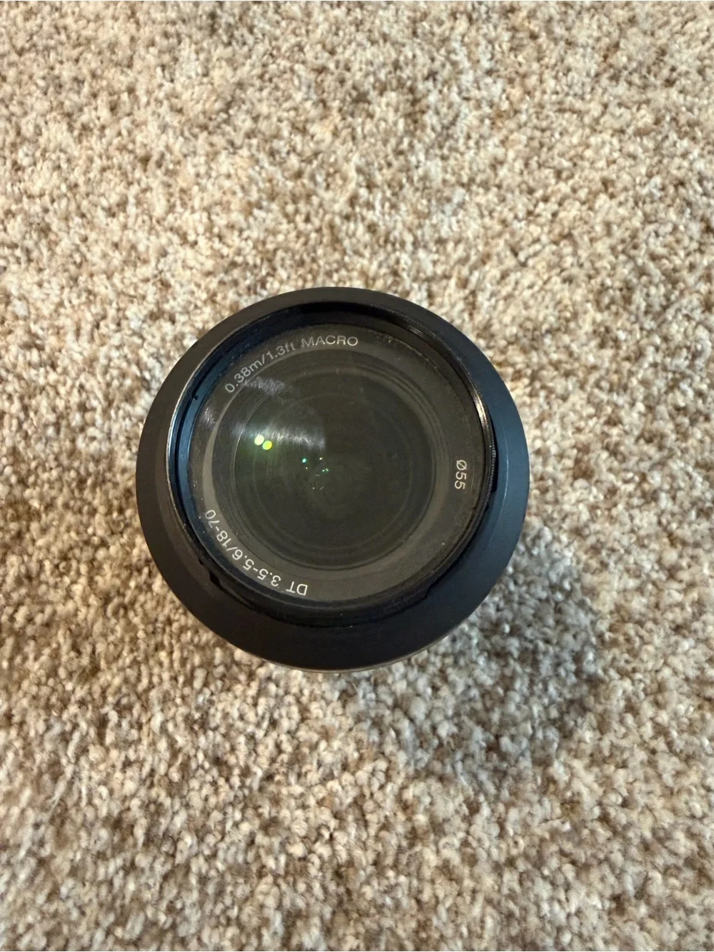 Sony Black 18-70mm f/3.5-5.6 Zoom Lens with Alpha Cap